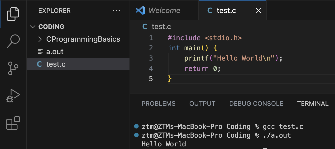 vscode_gccout_mac